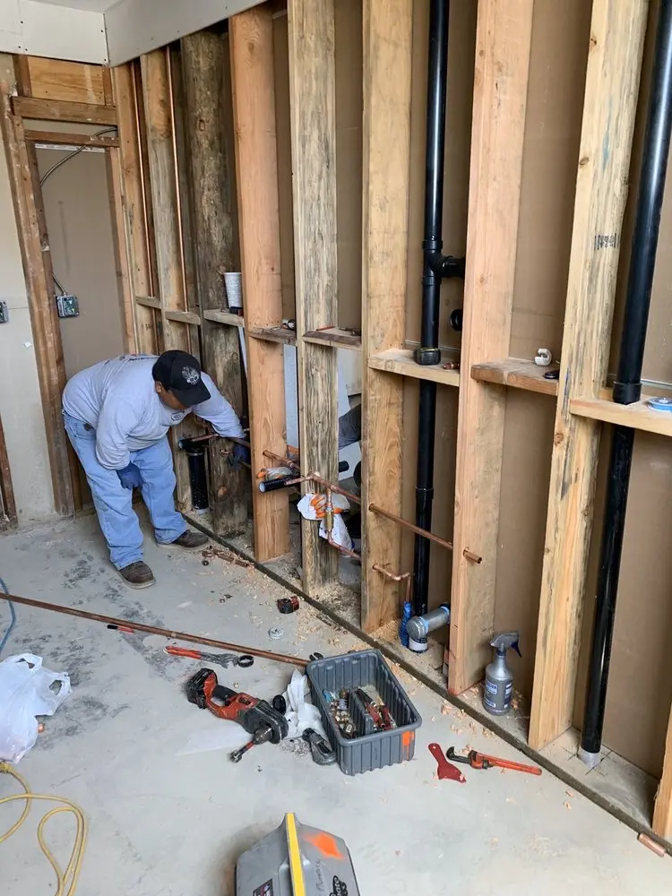 Commercial rough-in plumbing for Commercial Plumbing in Wyndom